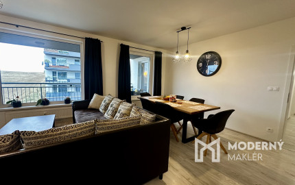 Predaj útulného zariadeného 3-izb. bytu s veľkou terasou