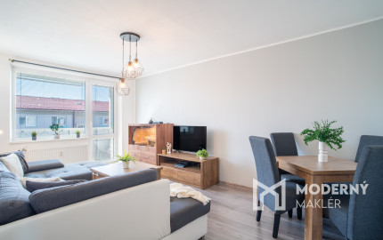 Na prenájom kompletne zariadený 3-izbový byt v Malackách