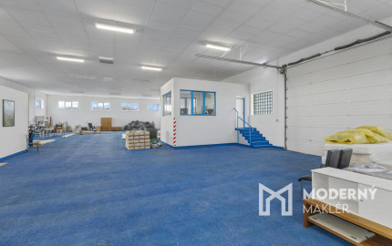 Na predaj investičná priemyselná hala v obci Trnávka