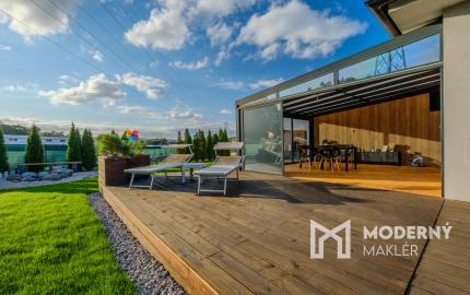 Na predaj novostavba 4-izbového luxusného rodinného domu v obci Dulova Ves – Vlčie doly