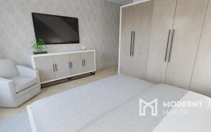 Na predaj priestranný 4-izbový bungalov s terasou v Hrnčiarovciach nad Parnou