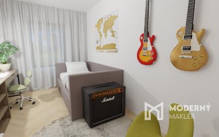 Na predaj priestranný 4-izbový bungalov s terasou v Hrnčiarovciach nad Parnou