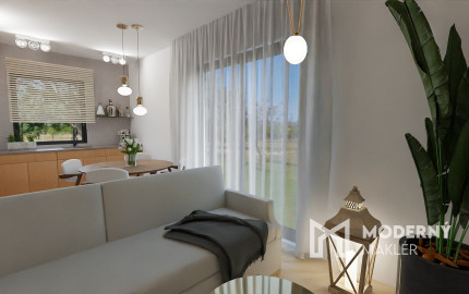 Na predaj moderný 4-izbový rodinný dom s terasou v Hrnčiarovciach nad Parnou