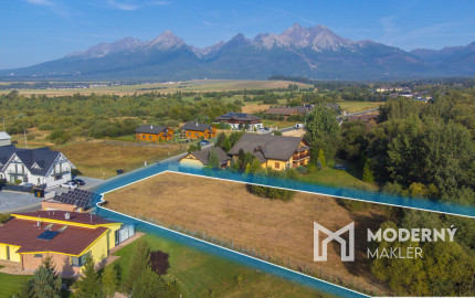 Na predaj perspektívny pozemok so stavebným povolením vo Veľkej Lomnici