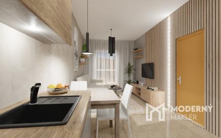 Na predaj investičný 2-izbový apartmán (nebytový priestor) v Bardejove s možnosťou prenosu DPH