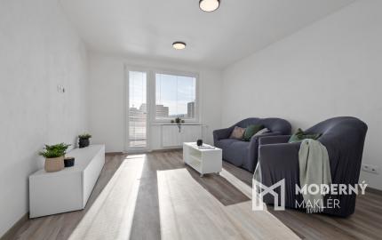 Na prenájom priestranný, moderný 2-izbový byt na Riazanskej ulici v Bratislave