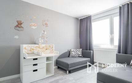 Na predaj dizajnový 3-izbový byt po kompletnej rekonštrukcii v Rači