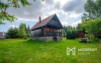 Na predaj štýlová chata v malebnom prostredí obce Hriňová