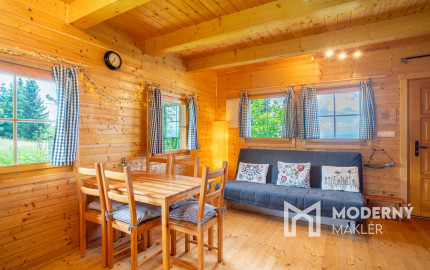 Na predaj štýlová chata v malebnom prostredí obce Hriňová