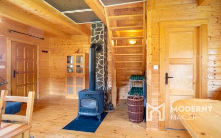 Na predaj štýlová chata v malebnom prostredí obce Hriňová