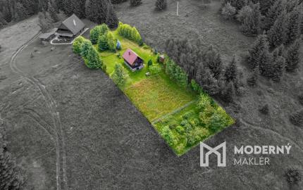 Na predaj štýlová chata v malebnom prostredí obce Hriňová