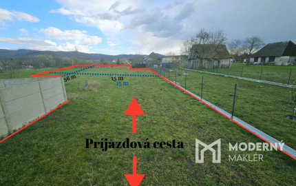 Na predaj perspektívny pozemok v obci Kuchyňa