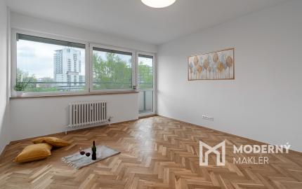 ZNÍŽENÁ CENA:Na predaj 2-izbový byt s loggiou na Miletičovej ulici v Bratislave