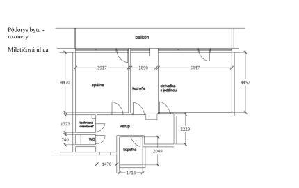 ZNÍŽENÁ CENA:Na predaj 2-izbový byt s loggiou na Miletičovej ulici v Bratislave
