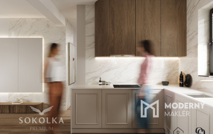 SOKOLKA Na predaj unikátny 3-izbový byt č. 1.02.A vo Zvolene