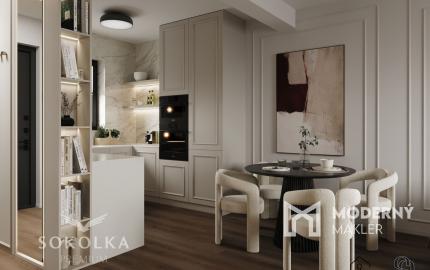 SOKOLKA Na predaj unikátny 3-izbový byt č. 1.02.A vo Zvolene