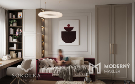 SOKOLKA Na predaj unikátny 3-izbový byt č. 1.02.A vo Zvolene