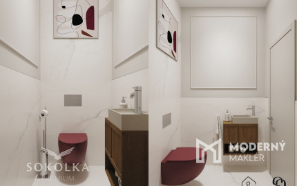 SOKOLKA Na predaj unikátny 3-izbový byt č. 1.02.A vo Zvolene