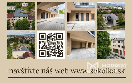 SOKOLKA Na predaj unikátny 3-izbový byt č. 1.02.A vo Zvolene