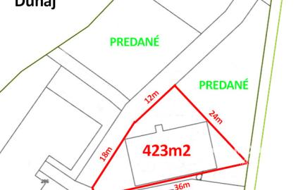 Na predaj jedinečný rekreačný pozemok v povodí Malého Dunaja