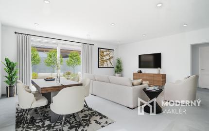 REZERVOVANÉ: Na predaj moderný a energeticky úsporný 3-izbový rodinný dom v Gajaroch