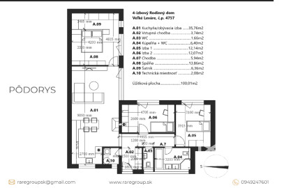 Na predaj pozemok s projektom a stavebným povolením v obci Veľké Leváre