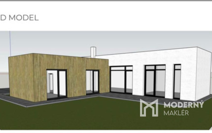 Na predaj pozemok s projektom a stavebným povolením v obci Veľké Leváre