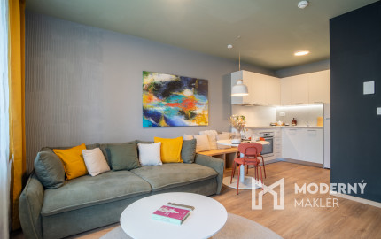 REZERVOVANÉ: Na predaj dizajnový 2-izbový byt v projekte NUPPU