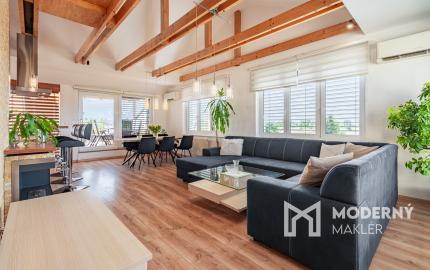 Na prenájom kompletne zariadený 4-izbový podkrovný byt v Ivanke pri Dunaji