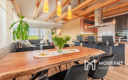 Na prenájom kompletne zariadený 4-izbový podkrovný byt v Ivanke pri Dunaji