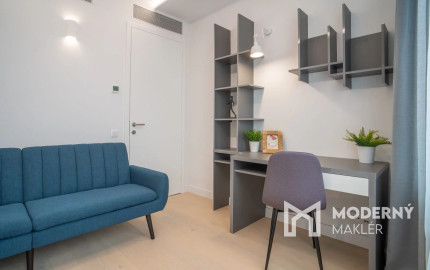 Na prenájom štýlový 3-izbový byt v SKYPARK RESIDENCE s panoramatickým výhľadom