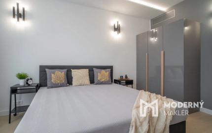 Na prenájom štýlový 3-izbový byt v SKYPARK RESIDENCE s panoramatickým výhľadom