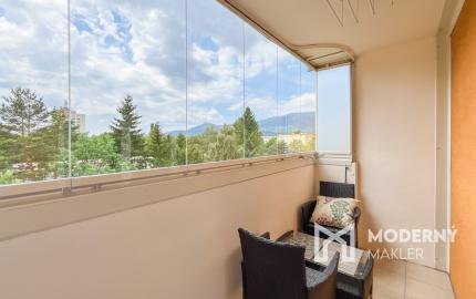 Na prenájom zariadený 2-izbový byt Martin-Sever