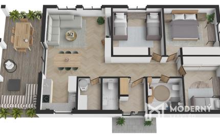 Na predaj rodinný dom v Topoľnici - kvalitné materiály, moderná lokalita