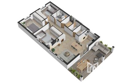 Na predaj rodinný dom v Topoľnici - kvalitné materiály, moderná lokalita