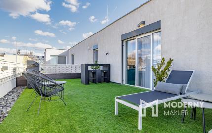 Na prenájom dizajnový 3-izbový byt so 45m2 terasou v Stupave