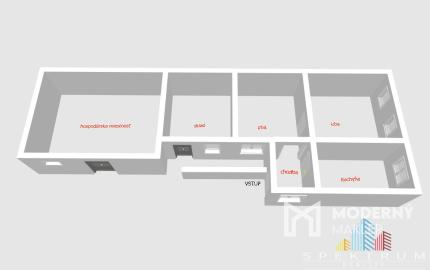 REZERVOVANÉ..Na predaj rodinný 2-izbový domček v pôvodnom stave – Zlatníky, okr. Bánovce nad Bebravou, pozemok 1200 m², tichá ulica, krásne prostredie