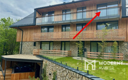 Exkluzívny  Apartmán v hotelovom komplexe s najlepším výhľadom priamo u lanovky - Apartmán Elements, Tatranská Lomnica - Vysoké Tatry