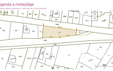 HORNÉ DRŽKOVCE – Mobilný dom s pozemkom pri potoku (790 m²)