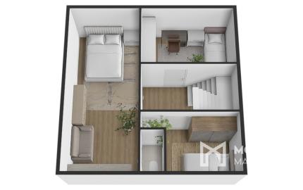 Na predaj čiastočne zariadený dom v Župčanoch