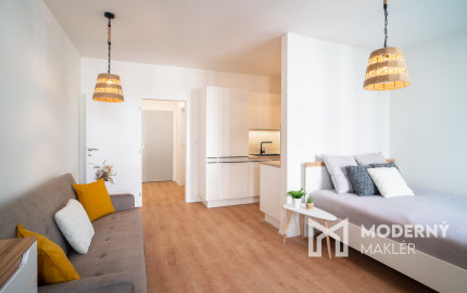 Na prenájom kompletne zariadený 1-izbový byt v novostavbe projektu Noemis v Stupave