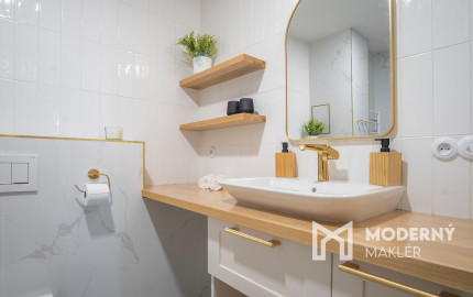 Na predaj jedinečný 3-izbový byt po štýlovej rekonštrukcii vo Svite