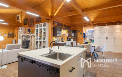 Na predaj dom snov–rodinné sídlo s jazierkom na kúpanie a panoramatickým výhľadom na Vysoké Tatry