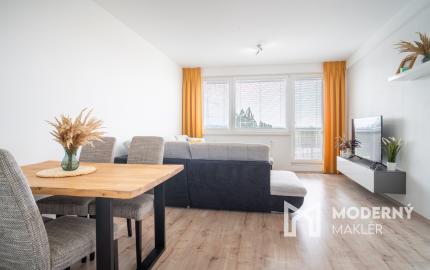 Na prenájom slnečný 3-izbový byt v Malackách