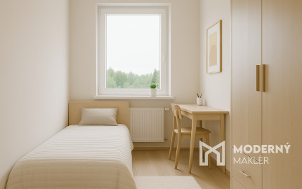 Na predaj priestranný 3-izbový byt v Čadci