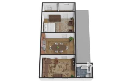 Na predaj kompletne zariadená chata v obci Bardoňovo