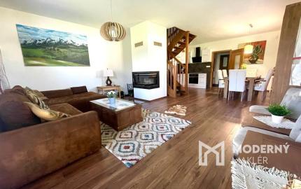 NA PREDAJ- chata /NOVOSTAVBA/ komplet zariadená / Vysoké Tatry- Stará Lesná  s panoramatickým výhľadom