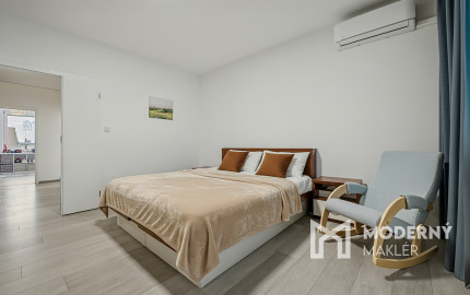 Na predaj kompletne zariadený 3-izbový byt v Petržalke