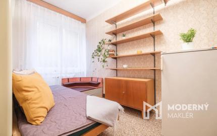 Na predaj dobre dispozične riešený 4-izbový byt s loggiou v meste Humenné