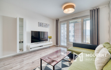 REZERVOVANÉ: Na predaj 2-izbový zariadený byt v novostavbe Bory